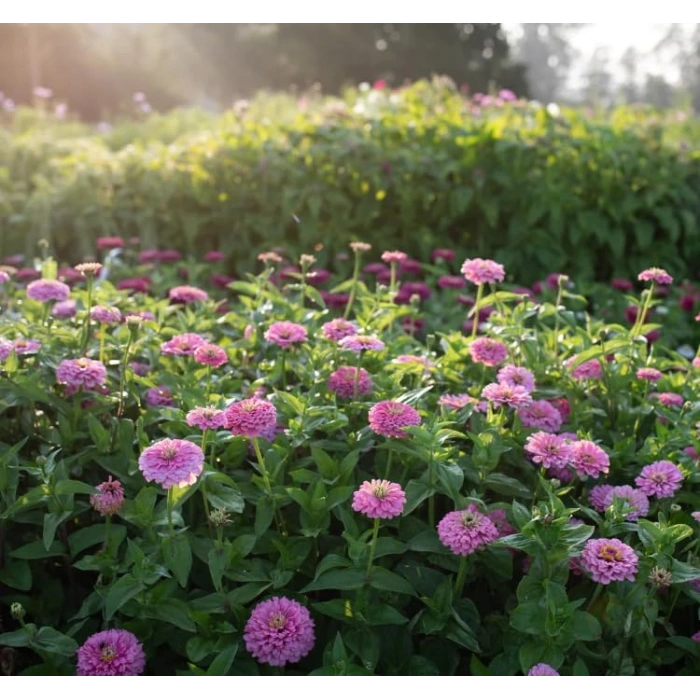Pembe Renkli Dev Çiçekli Zinnia Tohumu - 5 Tohum