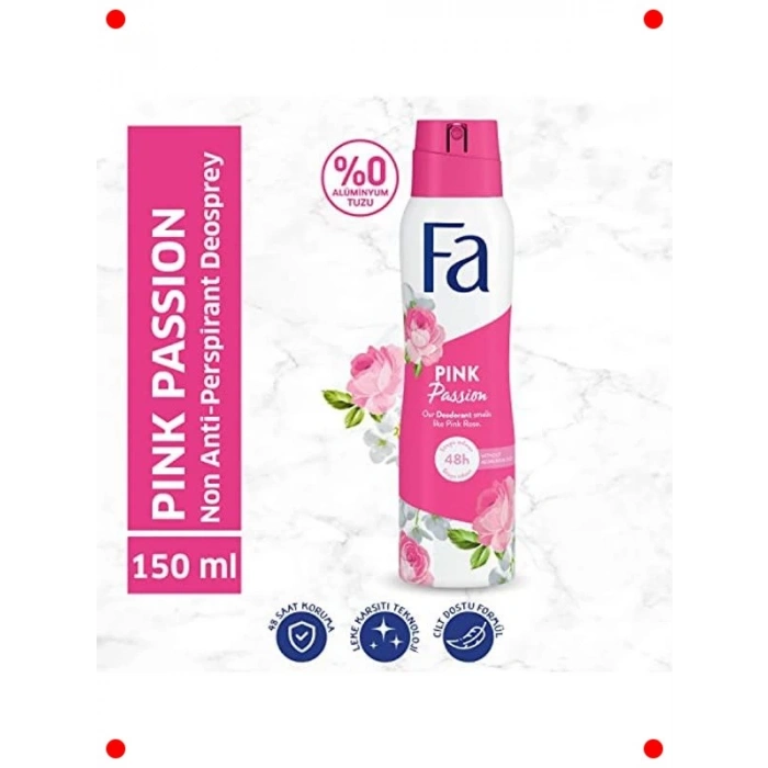 Pembe Tutku Kadın Deodorant Sprey, 150 ml