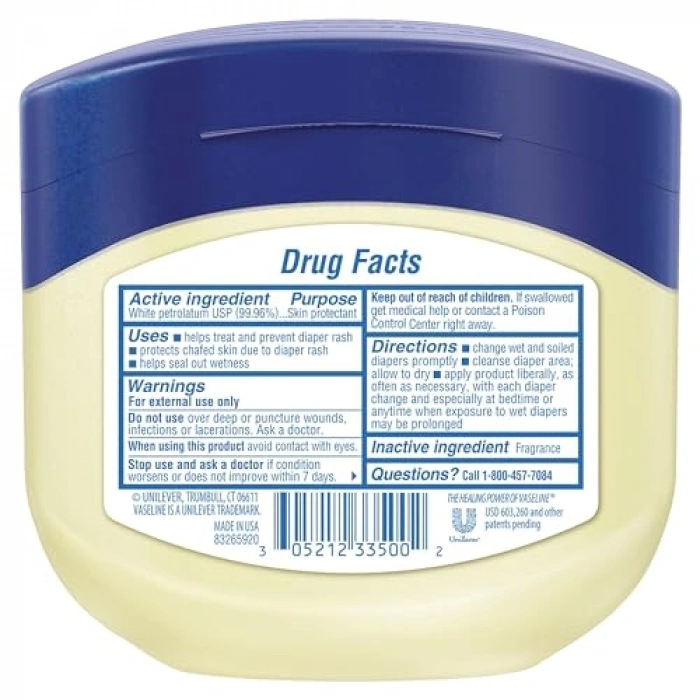 Petroleum Jelly 368 g, Çok Amaçlı Nemlendirici