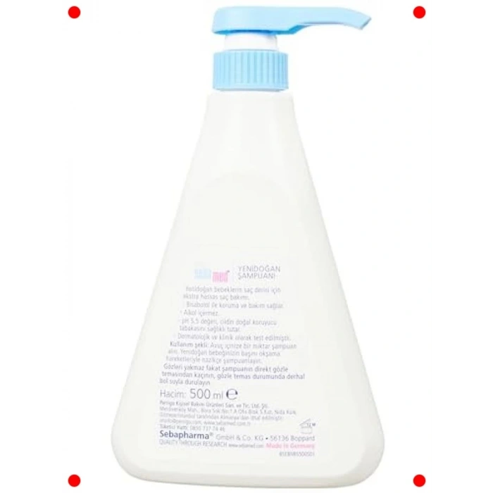 pH 5.5 Bisabolollü Yenidoğan Bebek Şampuanı 500 ml