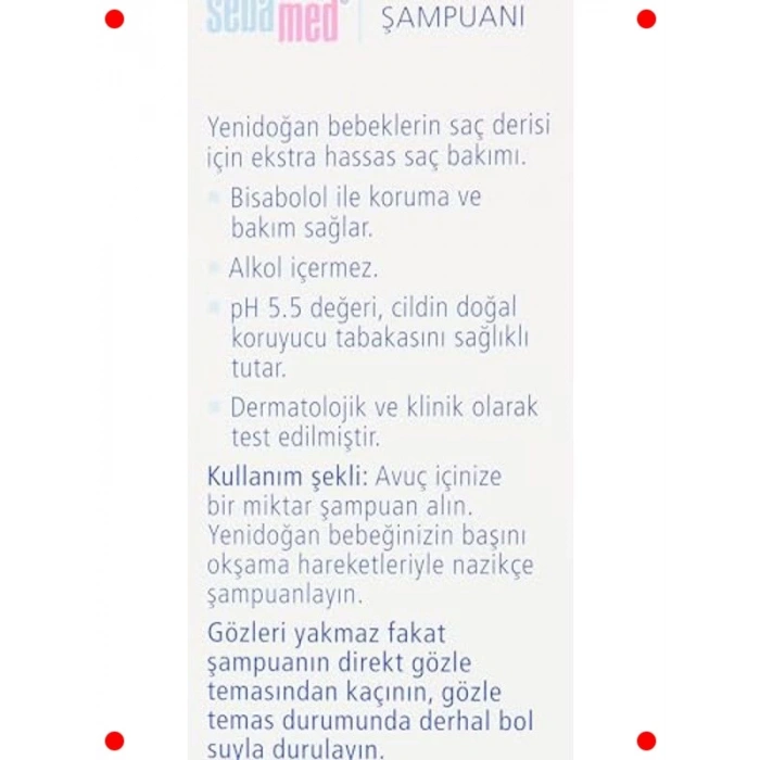 pH 5.5 Bisabolollü Yenidoğan Bebek Şampuanı 500 ml