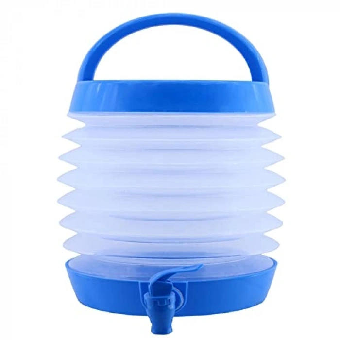 Piknik ve Kamp İçin 5.5 Litre Kapasiteli Katlanabilir Su Sebili