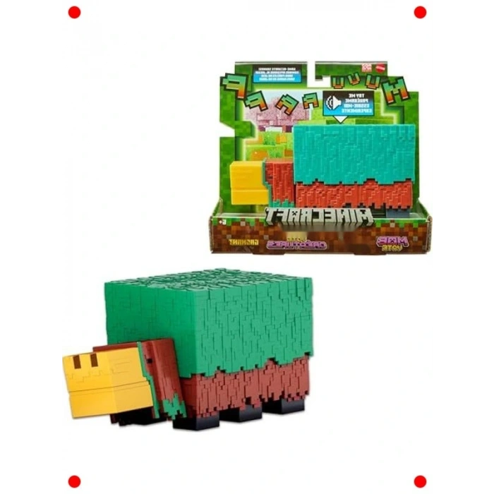 Piksel Dünya Yaratık Sesli Aksiyon Figürü