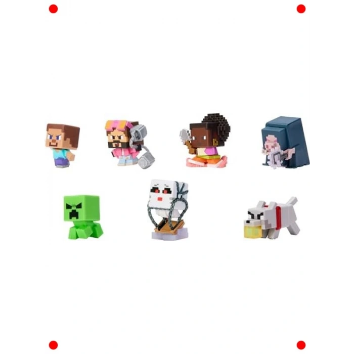 Piksel Karakterler Çoklu Mini Figür Paketi
