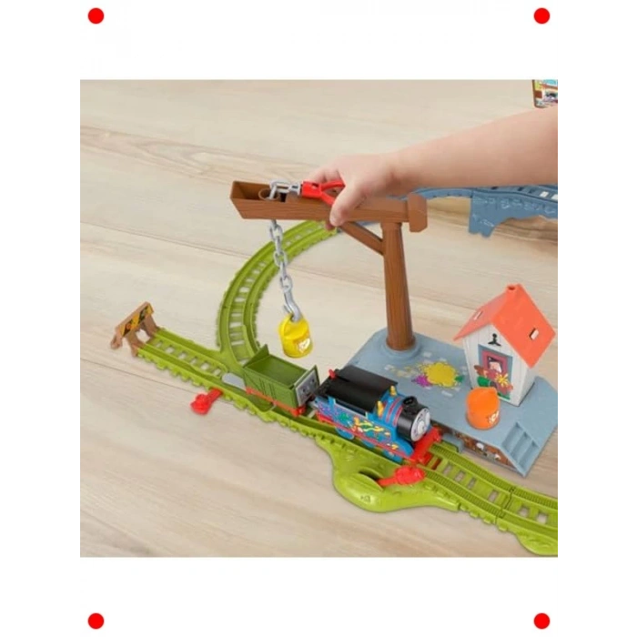 Pille Çalışan Motorlu Tren Seti ve Kargo Vagonu