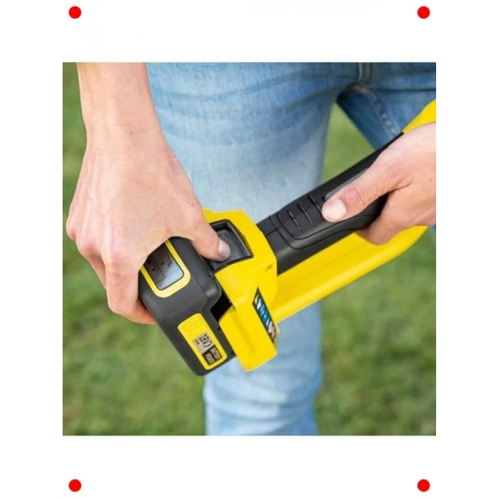 Pilli Çit Makası - Kompakt ve Hafif (Sarı Renk)