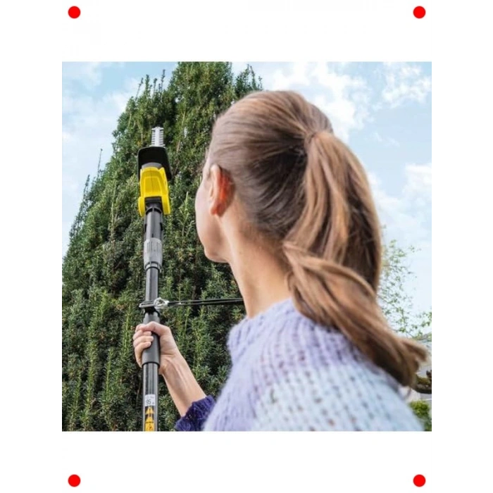 Pilli Çit Makası - Kompakt ve Hafif (Sarı Renk)