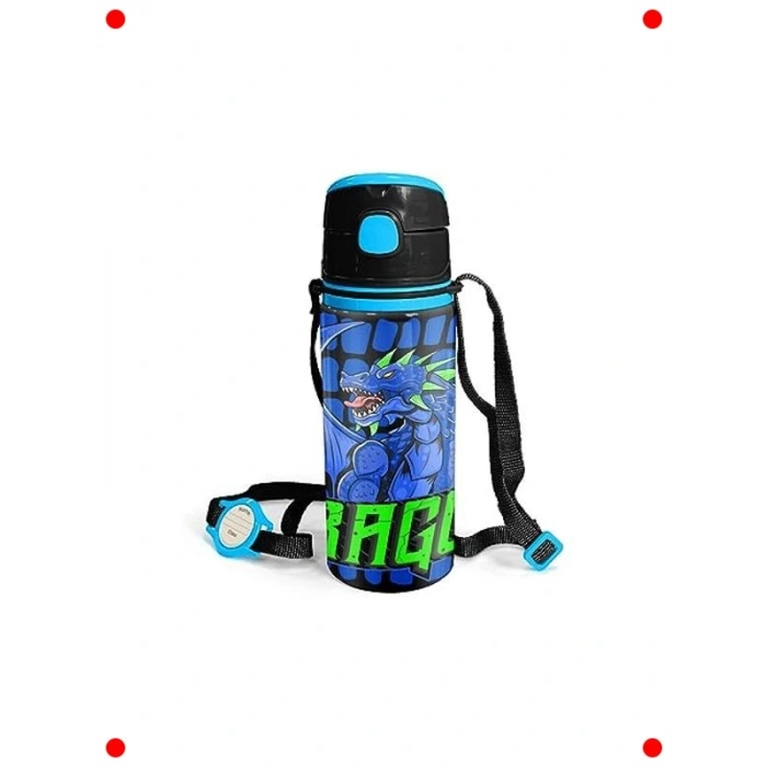 Pipetli Alüminyum Matara (600 ml)