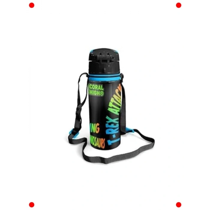 Pipetli Alüminyum Su Şişesi (600 ml)