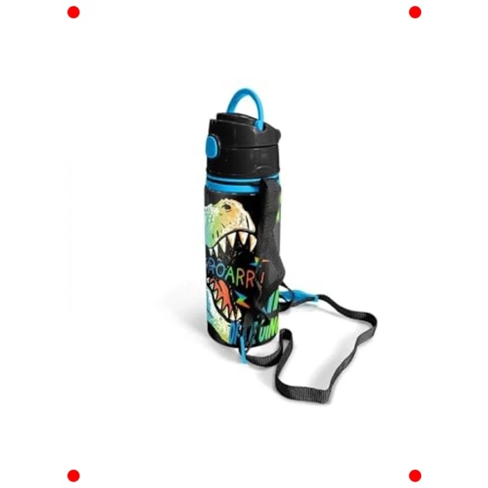 Pipetli Alüminyum Su Şişesi (600 ml)