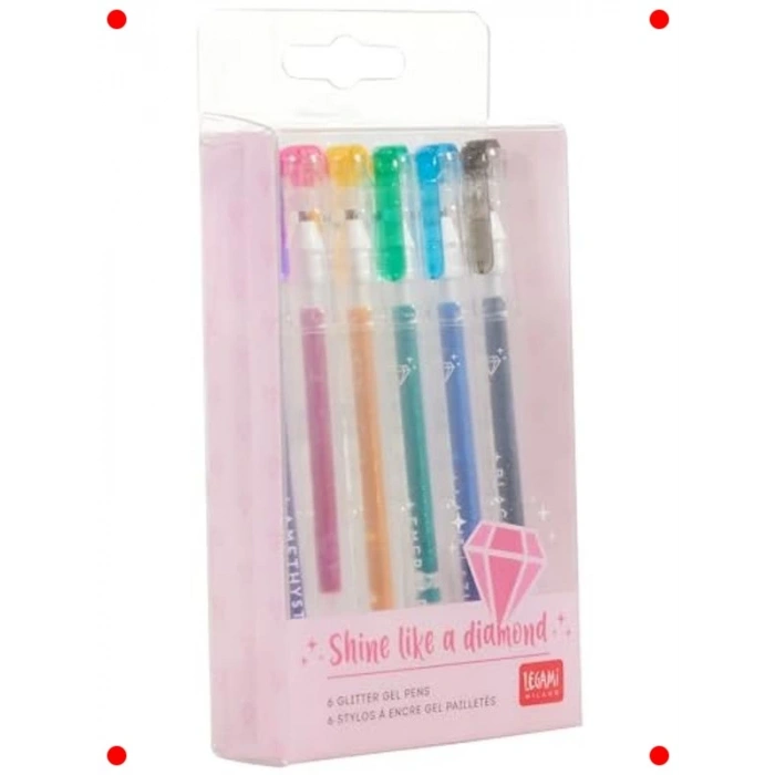 Pırıltılı Jel Kalem Seti - 6 Renk