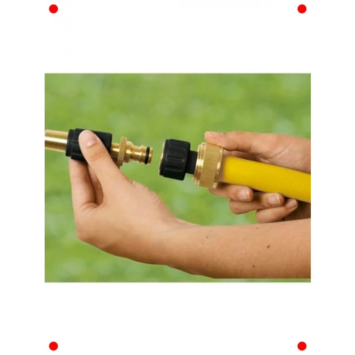 Pirinç 3/4 Aqua Stop Hortum Bağlantısı