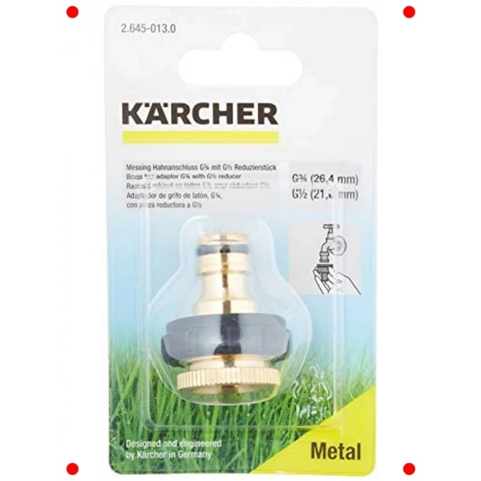 Pirinç Musluk Bağlantı Adaptörü (1/2 & 3/4)