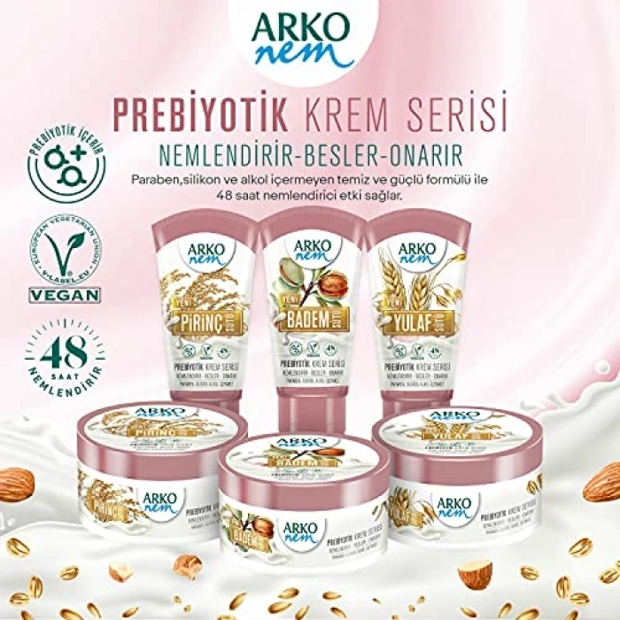Pirinç Sütü İçeren Nem Prebiyotik Krem - 250 ml