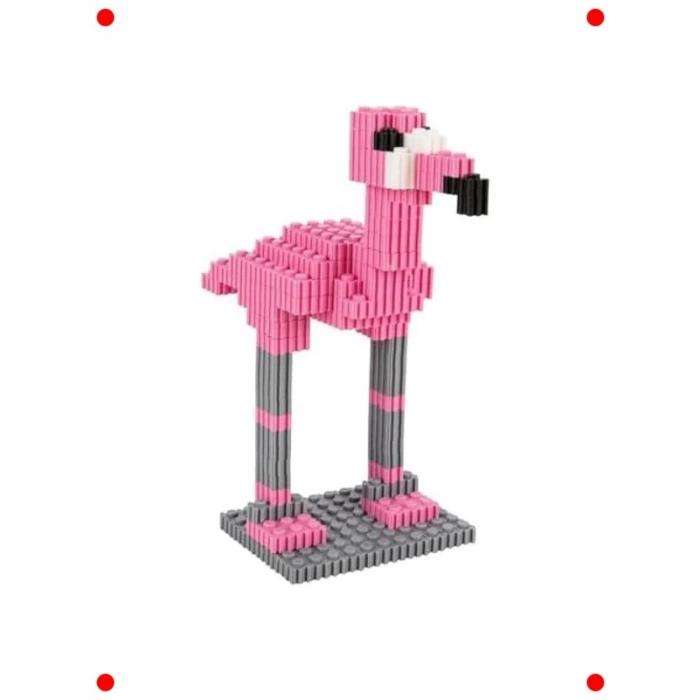 Pixel Görünümlü 3 Boyutlu Yapı Blokları Seti