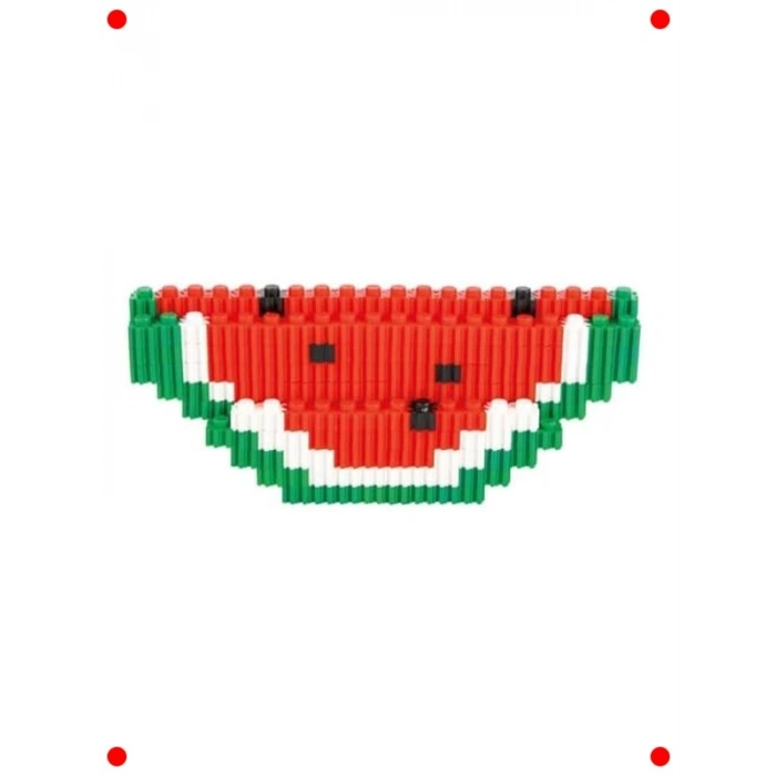 Pixel Görünümlü 3 Boyutlu Yapı Blokları Seti