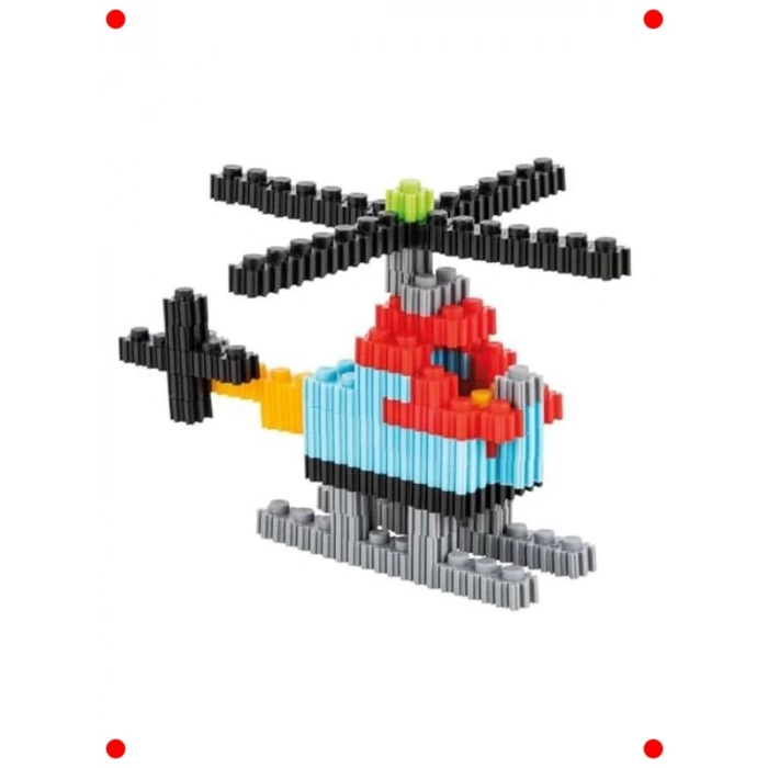 Pixel Görünümlü 3 Boyutlu Yapı Blokları Seti