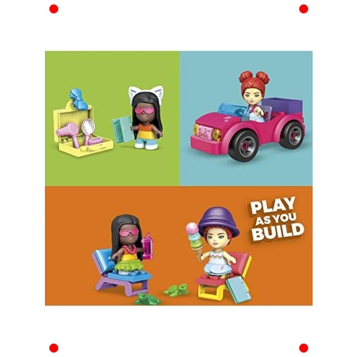 Plaj Cabrio Bina Seti - Çocuklar İçin Yapım Oyuncakları