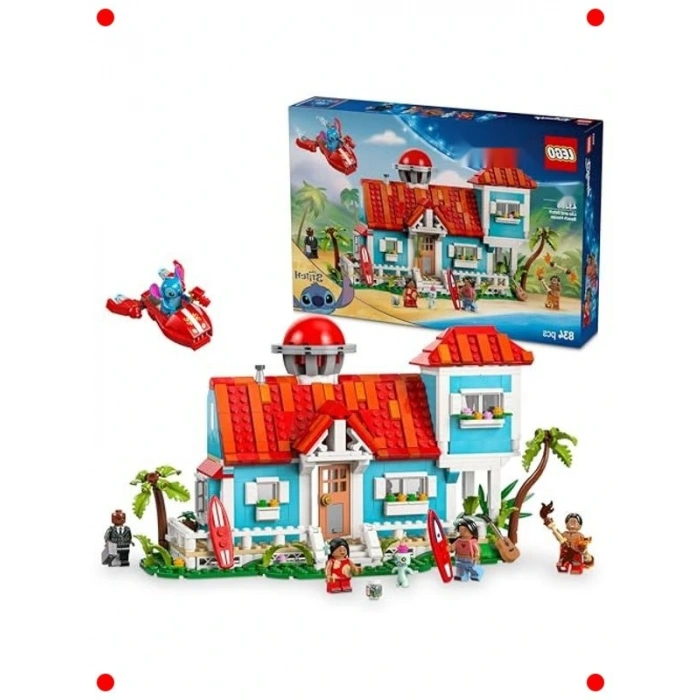 Plaj Evi ve Uz misi Yapım Seti (834 Parça)