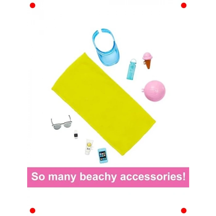 Plaj Temalı Bebek ve Aksesuarları Seti