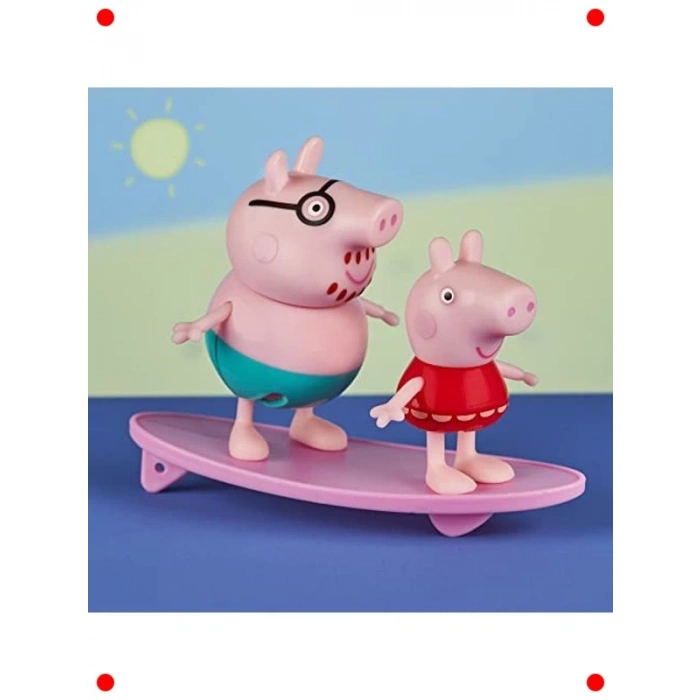 Plaj Temalı Sevimli Karakterli Araç ve Aksesuar Seti