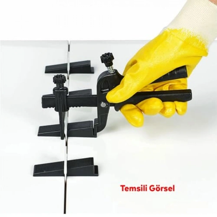 Plastik Siyah Seviye Tespit Takoz Pensesi, Derz Klipsi