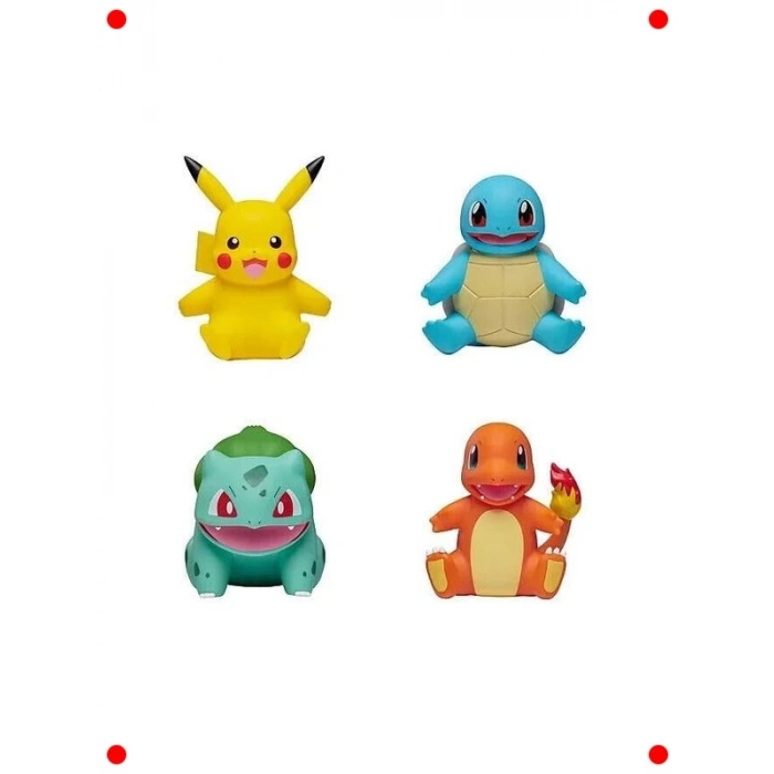 Pokemon Temalı 4lü Koleksiyon Figür Seti