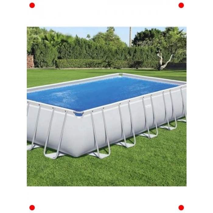 Polietilen Köşeli Solar Havuz Örtüsü 703x336 cm