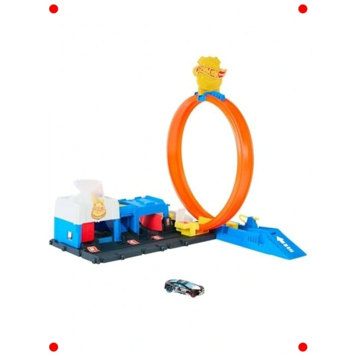 Polis İstasyonu Oyuncak Seti - Arabalı Pist