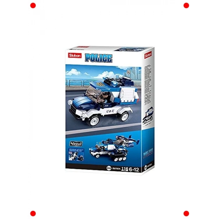 Polis Temalı Yapım Seti - 116 Parça