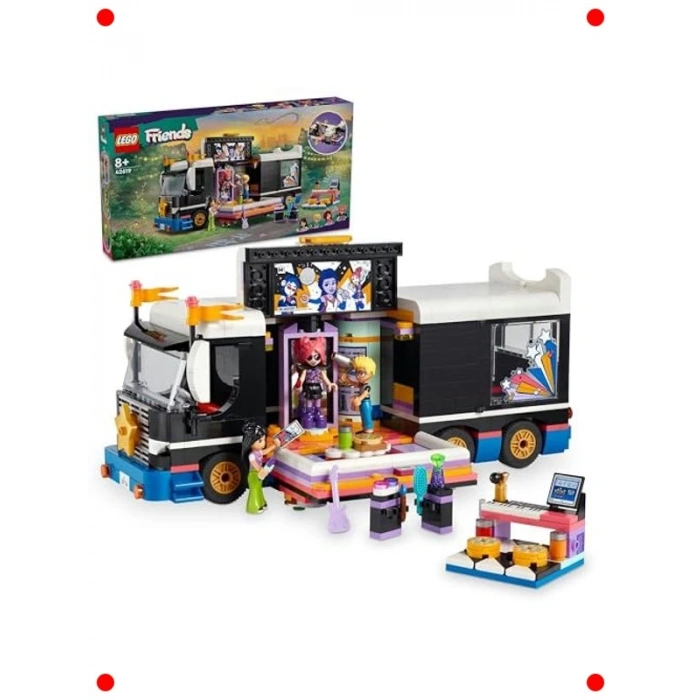 Pop Müzik Turne Otobüsü Yapım Seti - 8 Yaş ve Üstü Çocuklar İçin