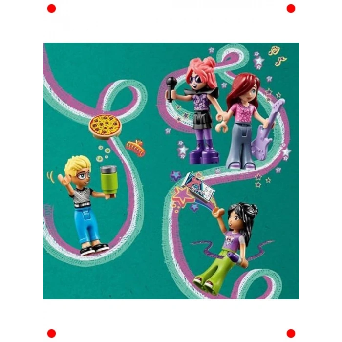 Pop Müzik Turne Otobüsü Yapım Seti - 8 Yaş ve Üstü Çocuklar İçin