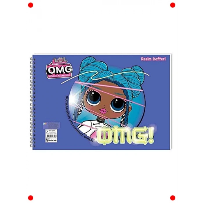 Popüler Bebek Temalı Resim Defteri 25x35 cm