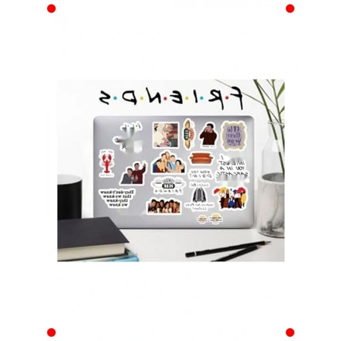 Popüler Dizi Temalı Sticker Seti - Ajanda & Kolaj İçin