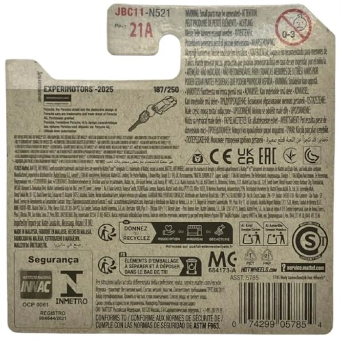 Porsche 911 Carrera Model Araba: 1:64 Ölçekli