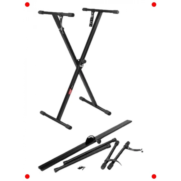 Portatif Org Standı: Kademeli, Sabitleme Kayışlı