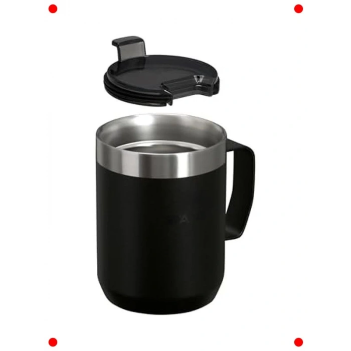 Portatif Termos Bardak 0.23 Litre Siyah