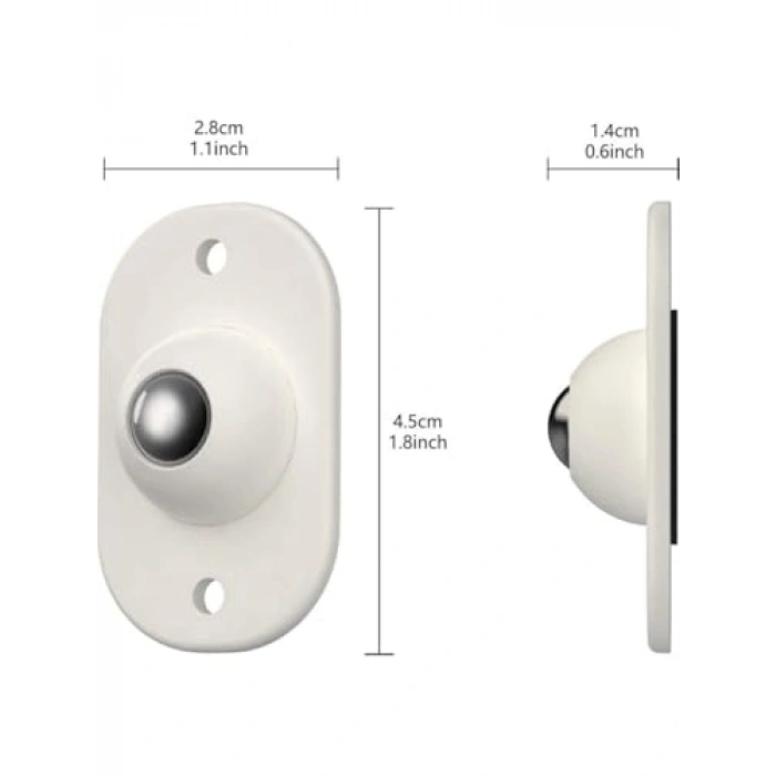 Pratik Bilyeli Eşya Kaydırma Aparatı, 4lü Set