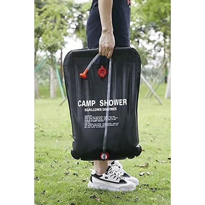 Pratik Kullanım için Tasarlanmış 20 Litre Kapasiteli Kamp Duşu