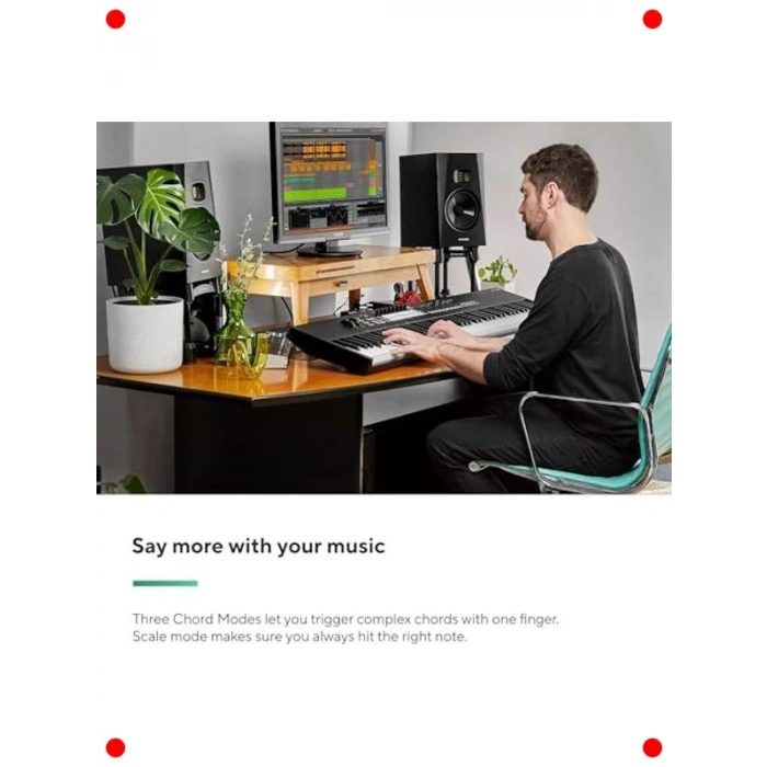 Premium 88 Tuşlu MIDI Klavye - Müzik Yaratım Kontrolü