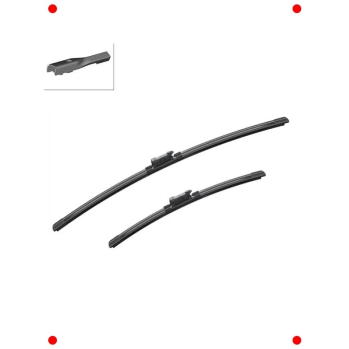 Premium Araç Silecek Seti (600/400 mm)