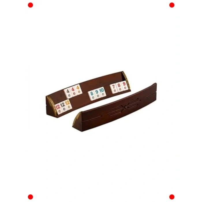 Premium Oval Ahşap Okey Takımı