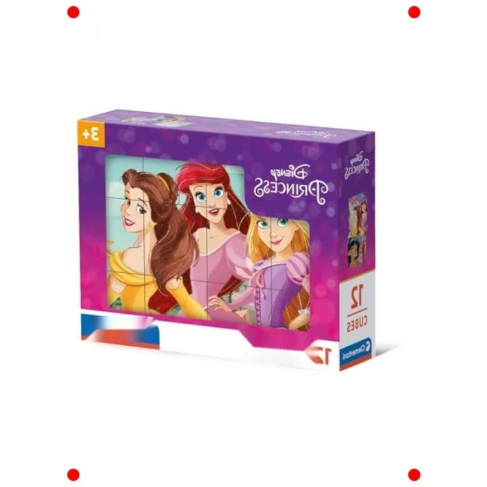 Prenses Küp Yapboz - 12 Parça Eğlence