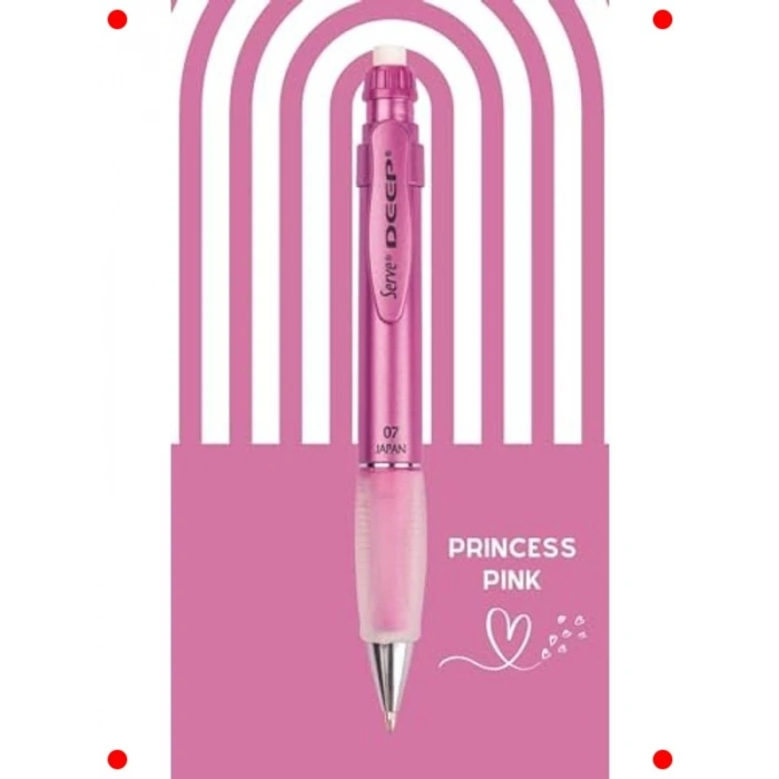 Prenses Pembe Otomatik Kurşun Kalem 0.7mm