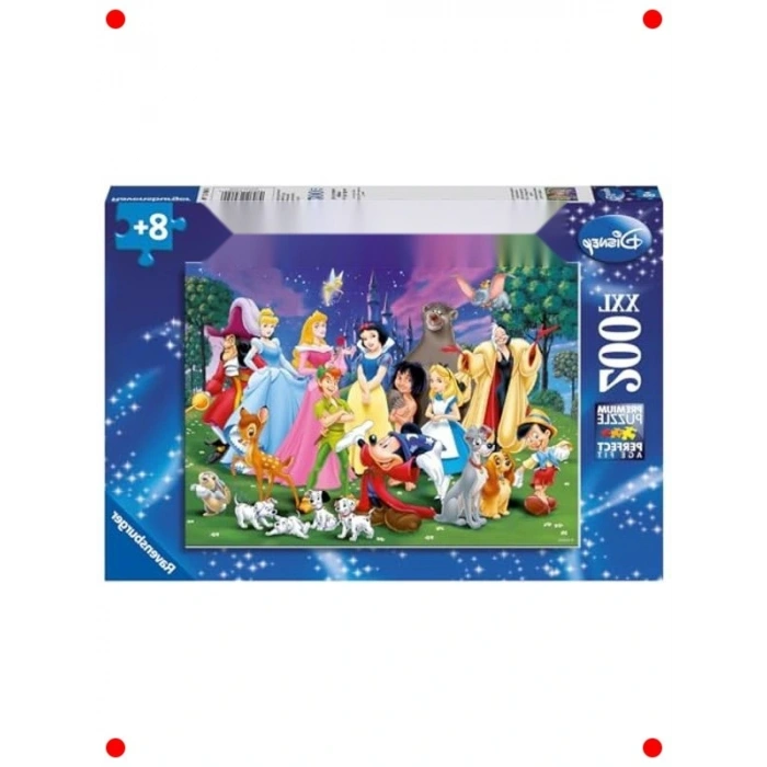 Prenses Temalı 200 Parça Eğitici Yapboz