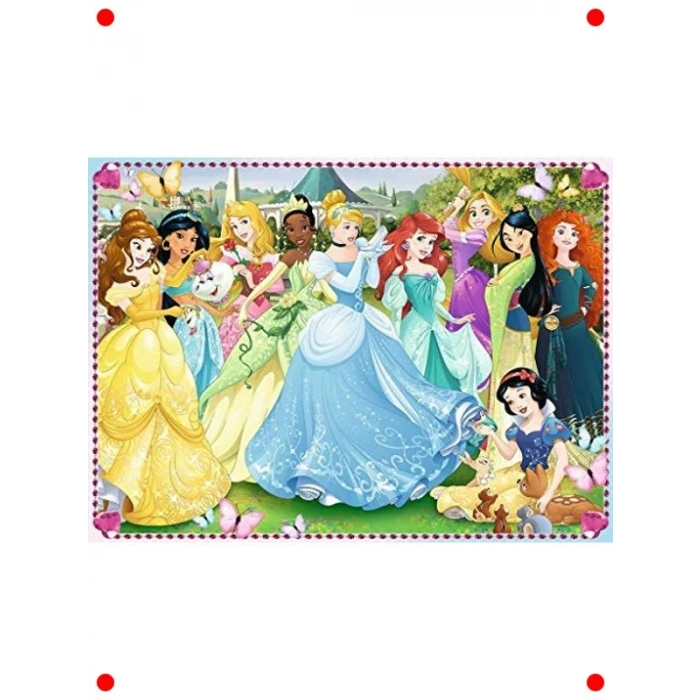 Prenses Temalı Çocuk Yapbozu - 100 Parça