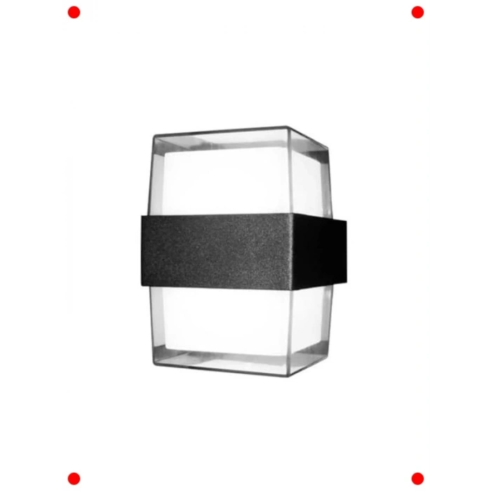 Prizma LED Aplik 12W Gün Işığı IP54 İç/Dış Mekan