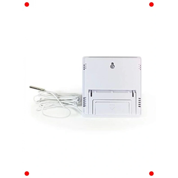 Problu Dijital Termometre Nem Ölçer Saat Takvim