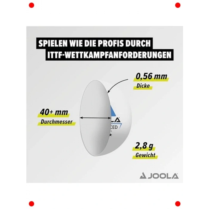 Profesyonel 3 Yıldız Masa Tenisi Topları - 40+ mm