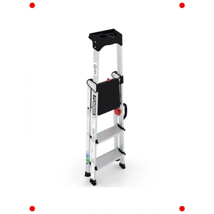 Profesyonel Alüminyum Merdiven (2+1 Basamak)